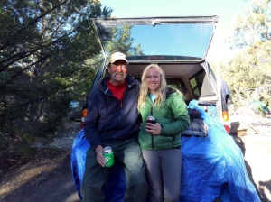 We found our friend Craig, livin' the life, resident at the Grand Canyon and loving it!