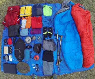 Current gear selection for my 2014 pct thru-hike attempt